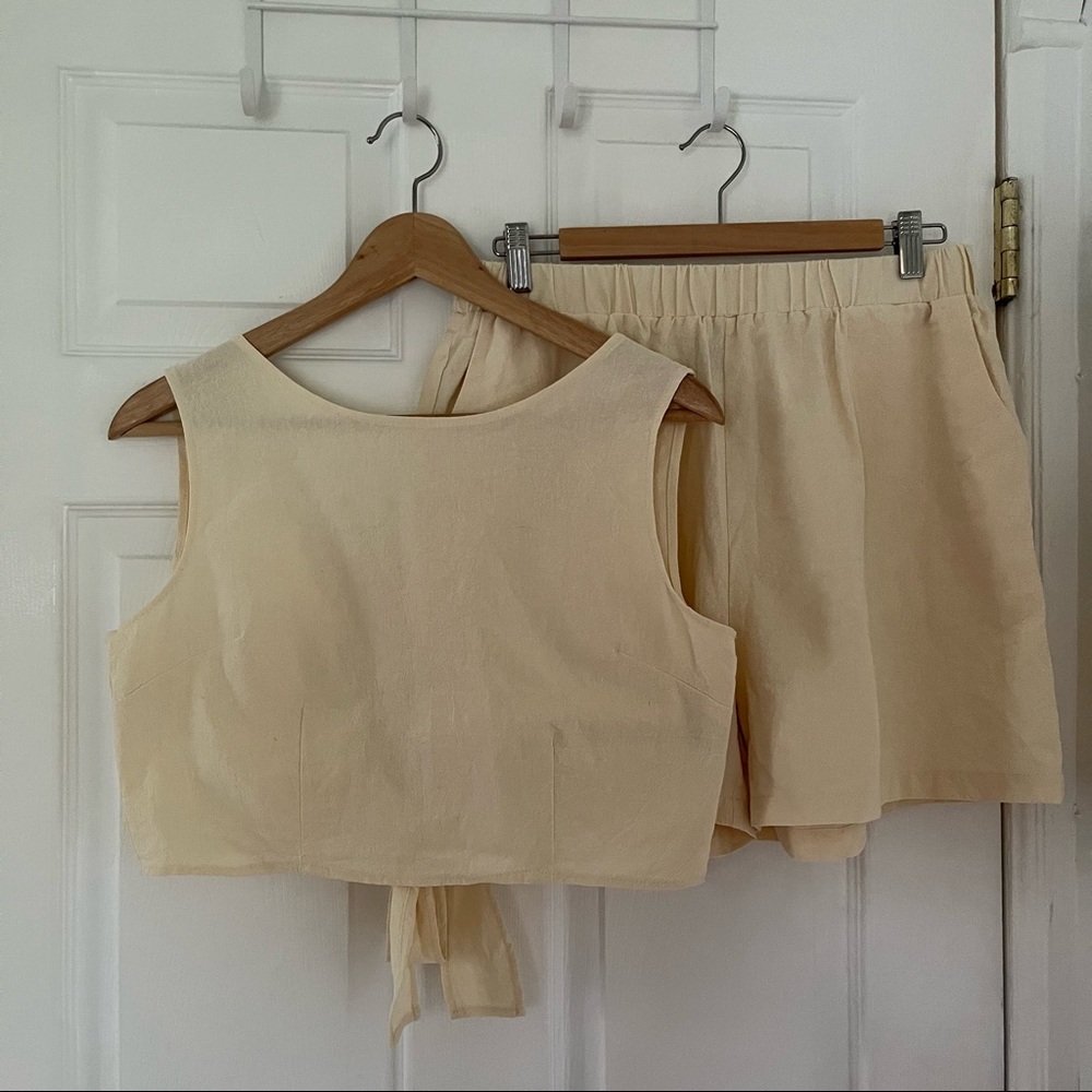 SHEIN Linen style set